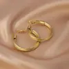 Pendientes de Aro Grandes, Varios Estilos Recomendados, Sensación de Lujo Ligero de Gama Alta, Nuevos Pendientes de Cobre para Mujer, Joyería Vintage, Transfronterizos Europeos y Americanos