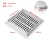 Cubierta Decorativa de Rejilla de Ventilación de Aleación de Aluminio Rejilla de Disipación de Calor para Gabinete de Cocina Panel de Ventilación de Puerta Puerto de Gas Rejilla de Ventilación para Puerta de Gabinete