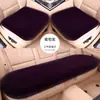 Exportación Transfronteriza al por Mayor Cojín para Asiento de Coche Juego de Tres Piezas Invierno Engrosado Piel de Conejo Cálido Antideslizante Cojín para Asiento de Coche