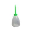 Olla de aceite grande para coser, cuerpo de tetera engrosado, capacidad 180ML, olla de aceite cónica, olla de aceite de plástico, olla de aceite de plástico para máquina de coser