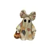 Lámpara de Fantasma Patchwork Retro DOWMOO No Luminosa Exquisita Retro Linda Fantasma Adorno de Atmósfera de Halloween