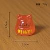 Micro-Paisaje Huevo Daruma Luminoso Hogar Escritorio Luminoso Pequeños Adornos Coche Coche Control Central Animal Resina Pequeños Adornos