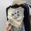 Camada Base Térmica de Fleece Escovado para Meninos Outono Inverno 2026 Nova Camiseta Patchwork de Manga Longa Infantil Top Quente para Meninos