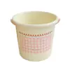 Set de tocador rosa para niñas, cubo para dormitorio de estudiantes, lavabo, cesta de baño, artículos de tocador, cubo de plástico grueso y resistente