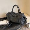 Bolso bandolera de tela esmerilada de gran capacidad para mujer, bolso de viaje portátil a la moda, bolso de viaje para mujer.