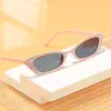 Moda Transfronteriza Europea y Americana Gafas de Sol de Gato con Diamantes Multicolores Montura Pequeña Gafas de Sol para Fiesta de Graduación Hip-hop Damas