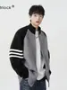 Suéter Cardigan Outono Inverno 2026 Novo Estilo Casual Preguiçoso Retrô Americano Tricô Gola V Peça de Vestir Masculina Cor Sólida