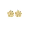 Pendientes Retro de Rayas Verticales Estilo Europeo y Americano Estilo Lujo Ligero Acero Inoxidable Corazón Hueco Pendientes de Mariposa Pendientes de Nicho para Mujer