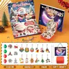 Perforadora Navideña Estilo Tiktok Perforadora de Año Nuevo Adorno de Árbol de Navidad Pulsera Hecha a Mano con Cuentas Caja de Regalo Mayoreo