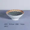 Hogar 2026 Modelo Nuevo Vajilla Cuenco de Cerámica Cuenco de Color Bajo Esmalte Cuenco para Sopa Cuenco Cónico Estilo Japonés Tazón Grande para Sopa Cuenco para Frutas