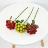 32cm Fruta Artificial Bola de Framboesa Estilo Americano Frutas Vermelhas de Natal Framboesa Decoração de Casa de Luxo Enfeite Buquê