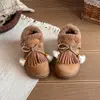 Botas de Nieve con Borlas para Niños Invierno Más Terciopelo Lindo Colgante de Oso Decoración Suela Gruesa Antideslizante Niños Medianos y Grandes Cálidas Botas de Algodón