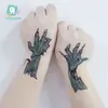 Novos adesivos de tatuagem à prova d'água personalidade engraçada desenho animado anime Halloween adesivos de tatuagem tatuagem temporária atacado
