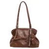 Retro Nuevo Viaje Exquisita 2026 Bolso de Moda Otoño para Mujer de Hombro Único Portátil Gran Capacidad Coreana Pequeño Bolso de Axila