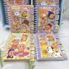 Novo caderno fofo com tema de estrelas, tamanho A7, encadernação em espiral, perfeito para organizar anotações, um caderno portátil, um presente para crianças ou um pequeno prêmio
