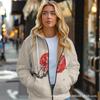 Produto Novo 2024 Transfronteiriço Veludo Espessado Inverno Algodão Roupa Exterior Jaqueta Inverno Veludo Ártico Algodão Roupa Exterior para Homens e Mulheres Jaqueta de Algodão Quente