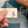 Colgante de Cruz Chapado en Oro de Cobre de Acero de Titanio 316L Aretes de Acero de Titanio con Circonita Nuevo Diseño Único Aretes de Cartílago