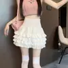 Verano 2023 nuevo diseño sentido nicho dulce joven vitalidad cintura alta pastel falda blanca ins ropa de mujer