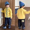 Chaqueta de Polar para Niños Otoño Cárdigan para Bebé Top de Polar Nueva Ropa de Invierno para Niños Ropa para Niños Otoño e Invierno Niños