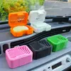 Nuevo ambientador de coche jabonera, portajabón decorativo transpirable, caja de jabón para viaje de coche, caja de jabón hueca