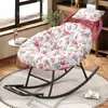 Mecedora de Verano para Uso en Casa, Silla de Ratán para Ocio en Balcón, Silla para Siesta en Sala de Estar, Sofá Perezoso de Exterior, Sillón Plegable