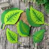 Disposición de pared de aula de jardín de infancia decoración de ambiente material de hoja de planta tema de otoño hojas de espuma hojas grandes de arce