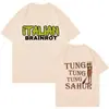 Camiseta Divertida de Tiburón Meme Tralala Tralero Cerebro Podrido Italiano