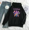 Sudadera con capucha de grupo de chicas Huntrix con múltiples imágenes en stock KPop Demon Hunters mercancía top holgado para pareja