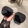 Gafas de Sol Polarizadas de Marco Grande Ultraligeras Estilo Europeo y Americano, Anti-UV, Gafas de Alta Gama para Protección Solar, Gafas Adelgazantes para Mujeres Conductoras