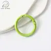 Anel Mabe colorido 33mm com revestimento UV argola mola chaveiro acessório DIY material de decoração fivela de conexão para bolsa