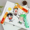 25 Llaveros Nuevos de One Piece Luffy Shichibukai Ace Zoro Llavero Muñeca de Dragon Ball Colgantes para Hombres y Mujeres