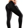 Nuevos pantalones deportivos transfronterizos de moda para deportes, levantamiento de glúteos, abdomen firme, pantalones de yoga, bolsillo, pantalones negros pequeños, pantalones de mujer, costura, pantalones de yoga