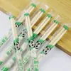 Palillos desechables de bambú especiales para comida rápida y para llevar en restaurantes, cuencos y palillos higiénicos, vajilla doméstica económica y práctica, palillos redondos.