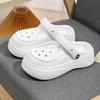 Zapatos de Jardín de Verano 2024 Zapatos con Agujeros Zapatos para Mujer Ropa de Exterior de Verano Suela Gruesa Tacón Plataforma de Playa Zapatillas Gruesas