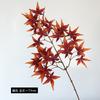 Simulación Hoja de Arce Rama de Flor Falsa Decoración Otoño Exterior Proyecto Paisajístico Hoja de Arce Garra de Pollo Roja Hojas Falsas
