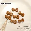 Acessórios DIY Laço de Acrílico Materiais Coloridos Feitos à Mão Acessórios para Corrente de Celular Contas Feitas à Mão