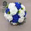 Suministros para Bodas Europeos y Americanos Ramo de Novia para Bodas al por Mayor Ramo Artificial Coreano Ramo de Boda de Espuma de Poliestireno
