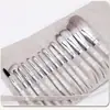 Bolsa de Almacenamiento para Brochas de Maquillaje, Bolsa Plegable y Portátil para Brochas, Puede Contener 12, 13 o 14 Juegos de Brochas, Bolsa de Almacenamiento a Prueba de Polvo