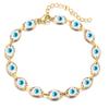 Pulseira Olho de Diabo Popular Europeia e Americana Transfronteiriça da Amazon Feminina Olhos Malignos Personalizada Criativa Tendência Corrente de Pulso