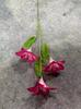 Flor artificial 3D lirio pequeño boda auditorio arreglo floral flor flor falsa adornos sala de estar hogar flor de seda fábrica venta al por mayor