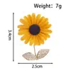 Broche de Flor de Rosa y Tulipán Transfronterizo Versátil Metal para Ropa de Niña Corsage Insignia de Joyería Pequeña Fresca Accesorios