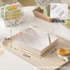 Caja de Embalaje para Pastel en Rebanadas de 3 pulgadas 4 pulgadas Postre Mille-feuille Tiramisú Pastel Sparta Elevada para Llevar