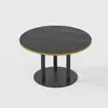 Conjunto de Mesa e Cadeiras de Bar, Restaurante de Lanches e Churrasco, Bar, Sofá Vintage, Loja de Chá com Leite, Assentos em Booth Estilo Ocidental, Restaurante, Café