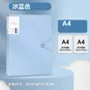 Carpeta A4 Morandi Insert Transparente Libro de Información Bolsa de Almacenamiento para Exámenes Estudiantiles Libro de Colección de Partituras Informes de Pruebas de Embarazo
