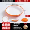 Prato Redondo Fundo de Melamina para Restaurantes de Fast Food Tigela para Arroz Pata de Porco Prato Redondo de Plástico Prato para Macarrão com Noodles Mistos Comercial