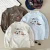 Camiseta de manga larga para niño, nuevo modelo 2026, top de otoño para poner sin botones para bebés y niños pequeños, ropa infantil de alta calidad