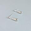 Nuevos Pendientes Largos Estilo Japonés-Coreano Estilo Mori para Mujer Pequeños Simples Elegantes Dulces Brillantes Pendientes de Bola Redonda Accesorios para Orejas