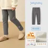 Leggings de Inverno para Meninas, Calças Infantis, Estilo Doce para Crianças Maiores, Forradas com Lã, Quentes, Espessas, Roupa de Inverno Estilosa para Bebês