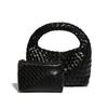 Nicho Design High-end Sense Cesta Vegetal Tecido Bolsa Feminina Primavera Moda Novo Ombro Crossbody Bag Moda Bolsa