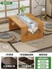 Mesa pequeña con ventana salediza, mesa Kang plegable de madera maciza, mesa baja tipo tatami para el hogar, mesa de centro, mesa de té pequeña para el suelo del salón de té de Internet